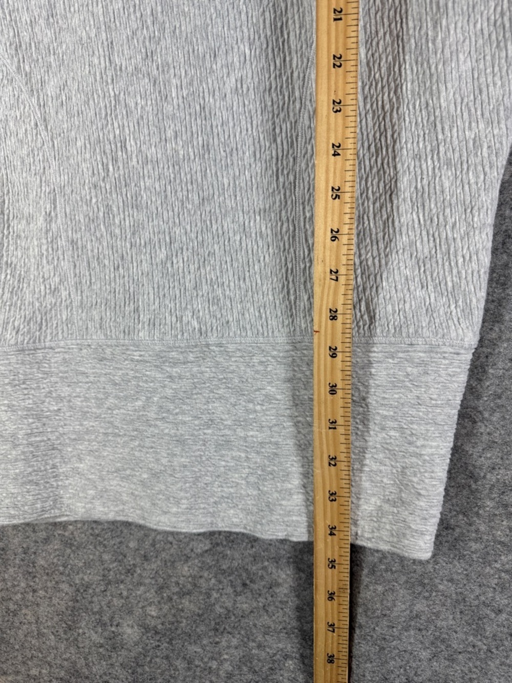 Lululemon Along the Way Dress Light Gray Cowl Neck Sweater Dress Ribbed Slouchy - Picture 11 of 14